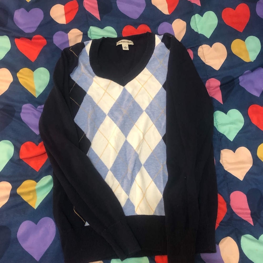Boys preppy knit sweater